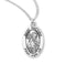 Sterling Silver St. Matthew Medal with Genuine Rhodium Plated 20” Chain