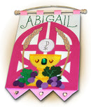 Gates of Heaven First Communion Banner Kit - Rose