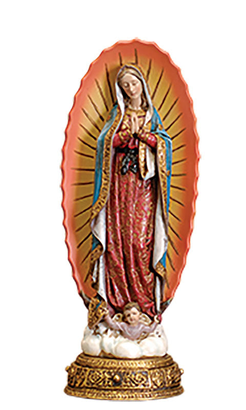 Our Lady of Guadalupe Figure - Color - 11.75"